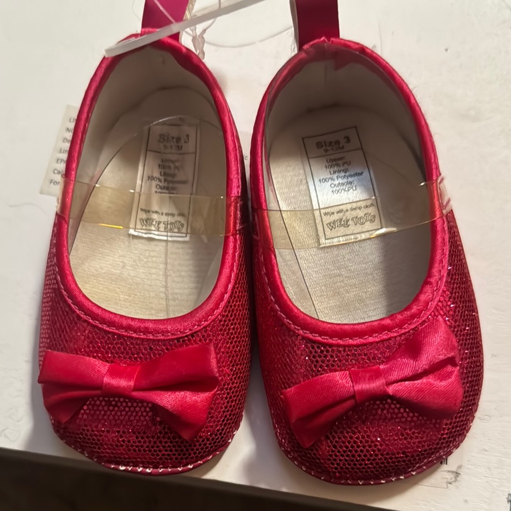 Red Dress Shoes with Bow